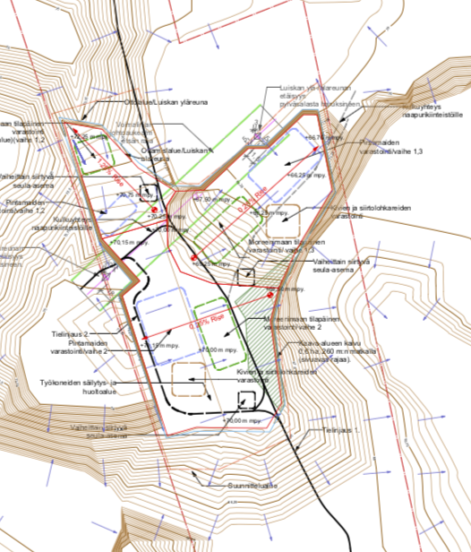 Esimerkki maa-ainesten ottoluvasta:

Maa-ainesten ottolupa on haettava, mik&auml;li ko. maa-ainesvaroja ei k&auml;ytet&auml; ainoastaan omaan k&auml;ytt&ouml;&ouml;n.